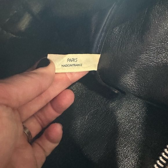 Authentic Christian Dior Boston Bag Trotter Monogram Canvas Blue Leather. EUC - Picture 14 of 17